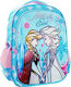 Diakakis Frozen Anna & Elsa School Bag Backpack Elementary, Elementary in Light Blue color