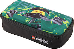 Lego Fabric Pencil Case 3D Ninjago Energy with 1 Compartment Green