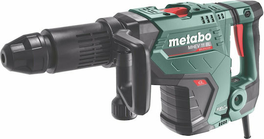 Metabo MHEV 11 BL Κρουστικό Σκαπτικό Πιστολέτο Ρεύματος 1500W με Υποδοχή SDS Max 600770500