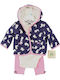 Carter's Baby Bodysuit Set Short-Sleeved with Pants Navy Blue 3pcs