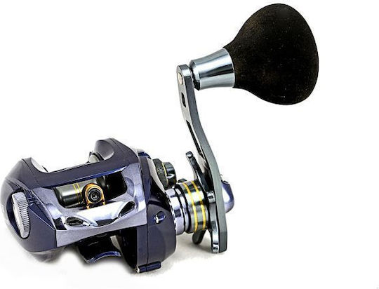Black Diamond Vado Left Handed Fishing Reel for Jigging, Slow Jigging, Tai Rubber, Trolling and Baitcasting