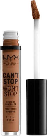NYX Professional Makeup Can't Stop Won't Stop Contour Liquid Concealer 15.7 Warm Caramel 3.5ml