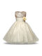 Children's Dress Sleeveless Gold