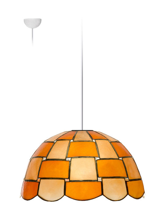 Starlight Pendant Light Honey Bell with Socket E14, E.14 25x25cm