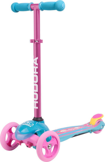 Hudora Kinderroller Klappbar Flitzkids 2.0 3-Rad Rosa