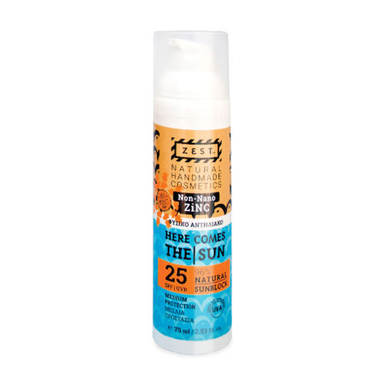 Zest Cosmetics Cremă de Protecție Solară pentru Corp SPF25 75ml