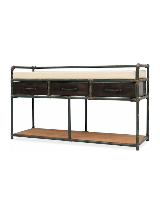 Hallway Furniture with Shoe Rack and Bench 107.5x34.5x59cm