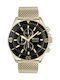 Boss Ocean Edition Ανδρικό Ρολόι 46mm Χρονογράφος Μπαταρίας με Χρυσό Ατσάλινο Μπρασελέ