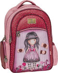 Santoro Gorjuss Sugar And Spice School Bag Backpack Elementary, Elementary in Pink color