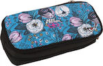 No Fear Tulips Pencil Case with 2 Compartments Black