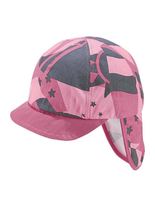 adidas Kids' Hat Jockey Fabric Sunscreen Pink