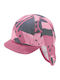 adidas Kids' Hat Jockey Fabric Sunscreen Pink