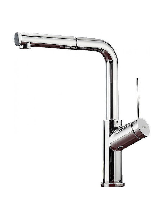 Carron Phoenix Piza 22580 Tall Kitchen Counter Faucet with Detachable Shower Chrome