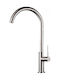 Eurorama 702515 Tall Kitchen Faucet Counter Inox Silver