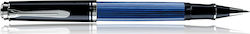 Pelikan Souveran R805 Rollerball Black-Blue-Silver με Μπλε Μελάνι