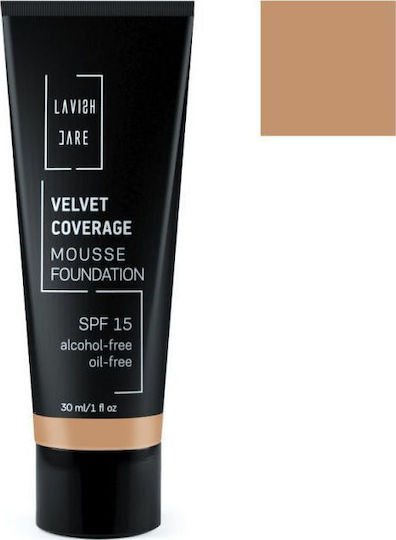 Lavish Care Velvet Coverage Mousse Foundation 5 Light Tan 30ml