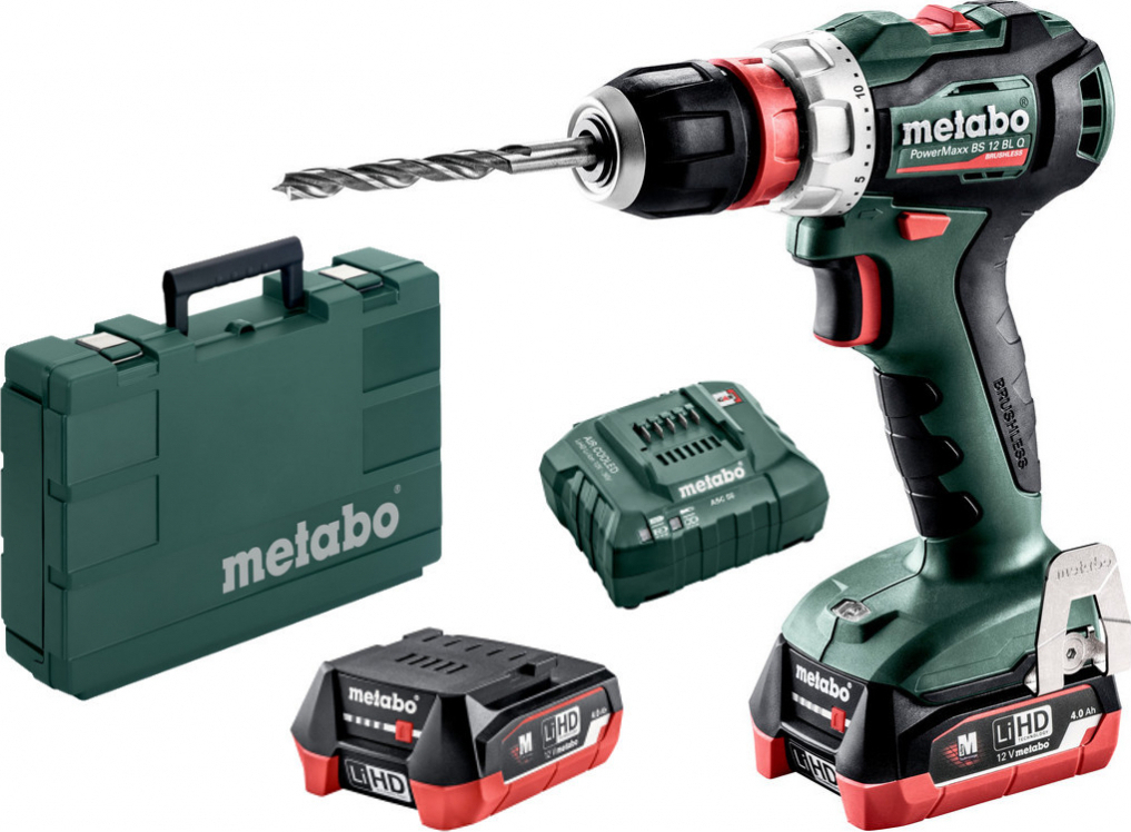 Metabo PowerMaxx BS 12 BL Q 12V 2x4Ah - Skroutz.gr