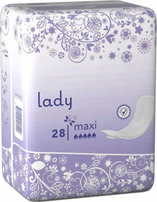 AMD Incontinence Lady Maxi Women's Incontinence Pad Heavy Flow 5 Drops 28pcs