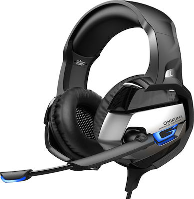 Onikuma Onikuma K5-N Über Ohr Gaming-Headset mit Verbindung 3,5mm / USB Schwarz