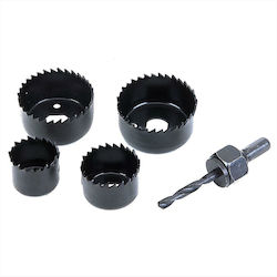 Tactix Σετ Ποτηροπρίονα HSS 32mm έως 54mm Tactix Σετ Ποτηροπρίονα HSS 32mm έως 54mm