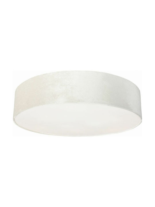 Nowodvorski Laguna Modern Fabric Ceiling Light with Socket E27 Beige