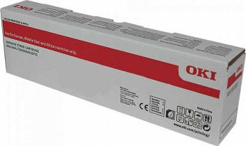 OKI 46861307 Toner Laser Εκτυπωτή Κυανό High Capacity 10000 Σελίδων