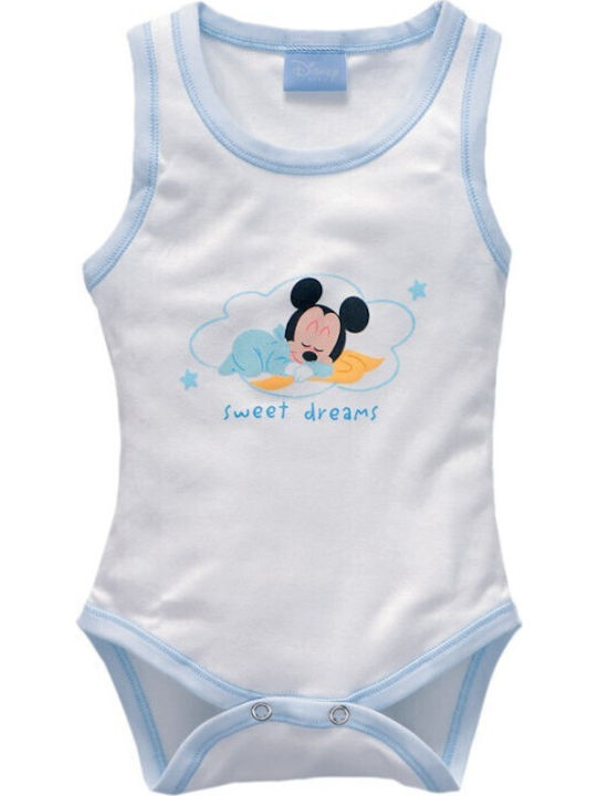 Disney Mickey Без ръкави Бял