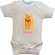 Disney Winnie The Pooh Baby Bodysuit Underwear Short-Sleeved Yellow