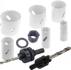 Neilsen Set Hole Saw for Electricians Bi-Metal 18mm to 51mm