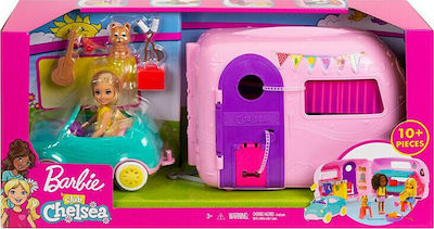 Barbie Club Chelsea Τροχόσπιτο Doll Vehicle Chelsea for 3++ Years