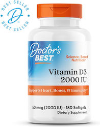 Doctor's Best Vitamin D3 Βιταμίνη 1τμχ