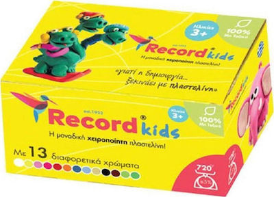 Record Πλαστελίνες σε Κουτί για 3+ Ετών, 13τμχ (Διάφορα Χρώματα)