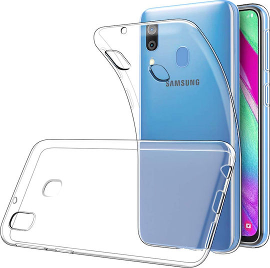 Hurtel Back Cover Σιλικόνης 0.5mm Διάφανο (Galaxy A40)