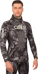 Omer Black Stone Jacket Internal Shaved with Chest Pad for Speargun Camouflage 3mm