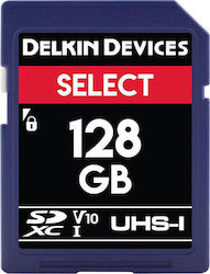 Delkin SDXC 128GB Clasa 10 U3 V30 UHS-I