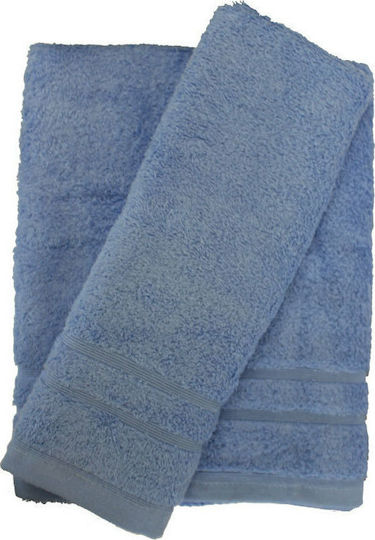 24home.gr Bath Towel Set 2pcs Sena Ciel Weight 500gr/m²