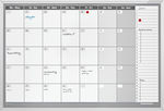 Holtz Gmbh Magnetoplan Monthly Planner Agenda 90x60mm