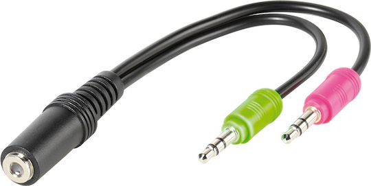 Vivanco Converter 3.5mm female to 3.5mm male 1pcs 45511