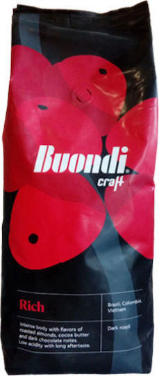 Buondi Espresso Coffee Craft Rich Whole Beans 1kg