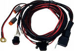 M-Tech Xenon Car Connection Cables Wiring/Harness 12v for LED Spotlights with Switch Set Wire 320mm