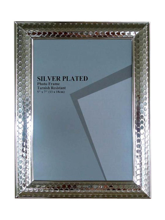 Ankor Photo Frame Silver Plated 13x18cm with Silver Frame