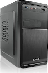 Tooq TQC-4735U3C-B Turnul Mini Cutie de calculator Negru