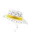 KiETLA Kids' Hat Fabric Sunscreen ZigZag White