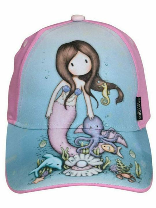 Santoro Kids' Hat Jockey Fabric Gorjuss So Nice To See You Pink