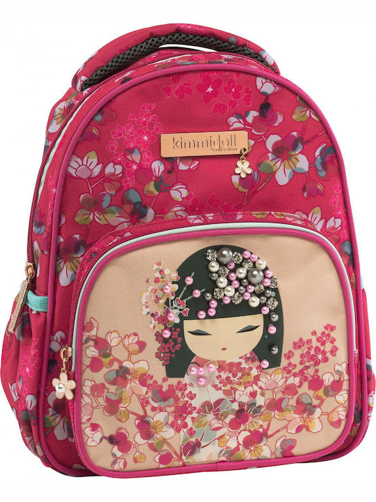 Graffiti Kimmidoll Sumi School Bag Backpack Kindergarten in Fuchsia color