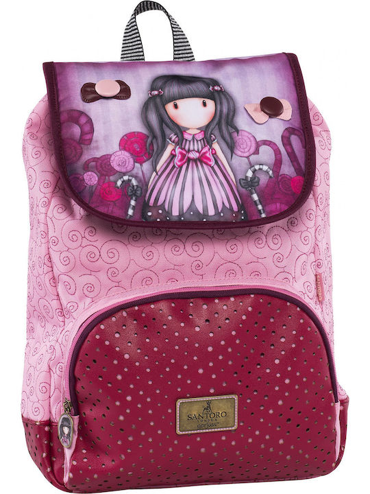 Santoro Sugar and Spice School Bag Backpack Elementary, Elementary in Pink color