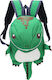 Dino School Bag Backpack Kindergarten Green