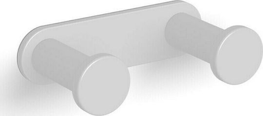 Langberger Series 280 Double Wall-Mounted Bathroom Hook ​7x4cm White