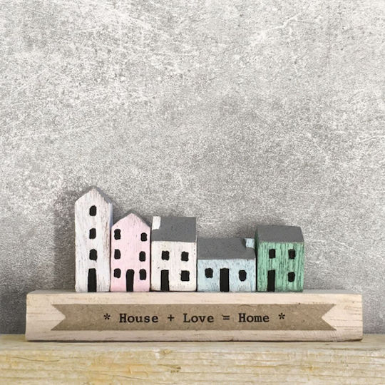 Synchronia Wooden Decorative Miniature 11x2x5cm