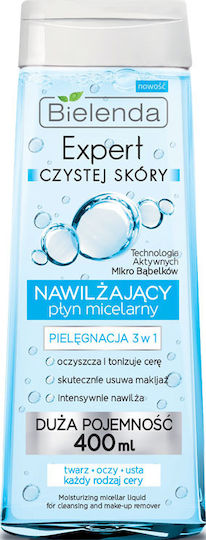 Bielenda Expert Pure Skin Micellar Water Αφαίρεσης Μακιγιάζ Προσώπου 400ml